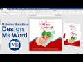 Design Raksha Bandhan Card in Ms Word Hindi Tutorial