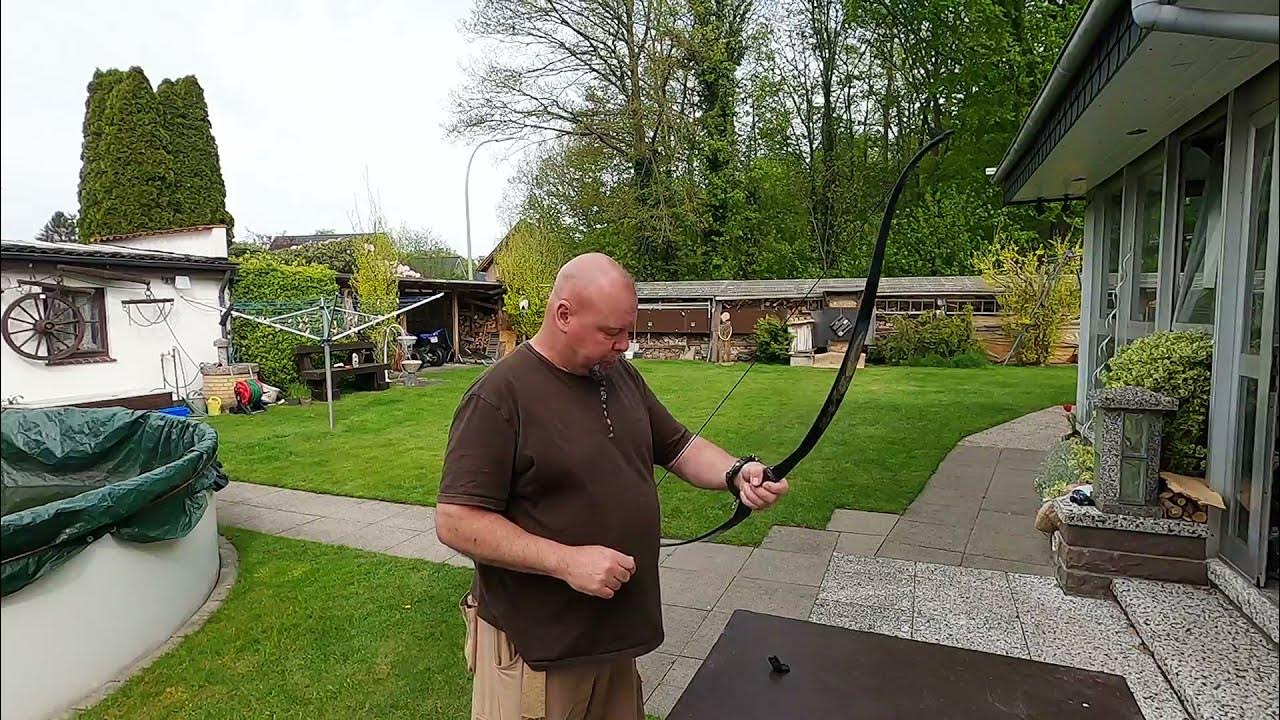 Bogenschießen im Garten mit Rolan Snake Bogen YouTube