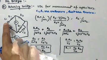 Schering Bridge - Electrical Measuring Instruments