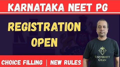 Karnataka NEET PG Counselling | Registration Open | NEET PG 2025 |