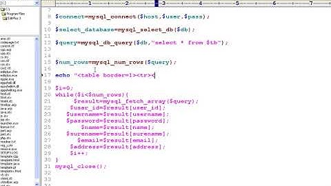 PHP ตอนที่ 47 การแสดงผลข้อมูลจากการ query