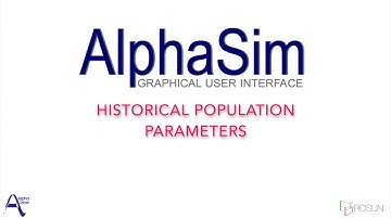 AlphaSim: Historical Population Parameters