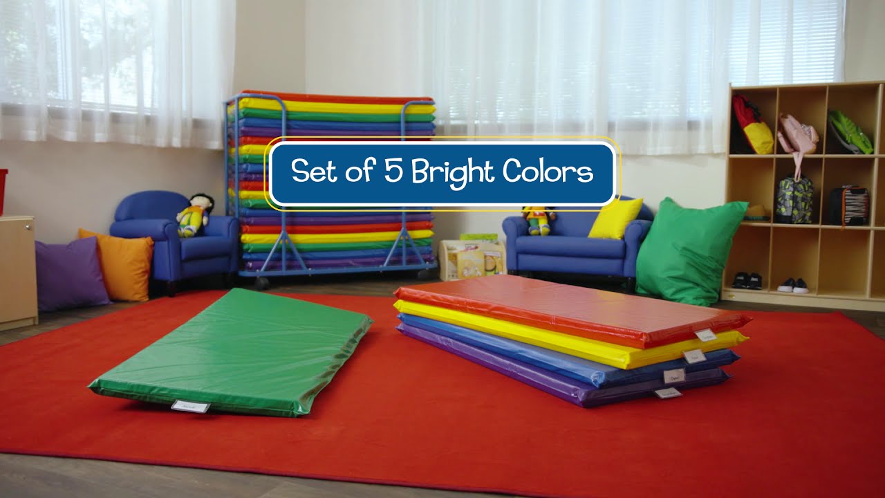 Rainbow Rest Mats Set of 5 (CF350-034) - Angeles® - YouTube