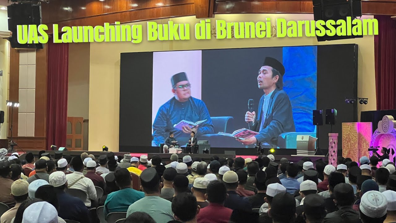 MasyaAllah‼️Putri Sultan Brunei Hadiri Launching Buku UAS | Auditorium Universitas Brunei Darussalam