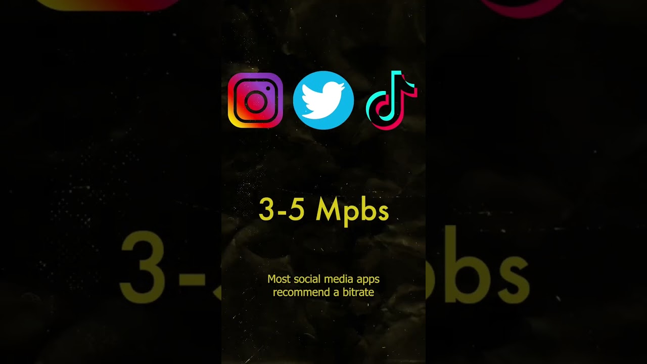 The Best Bitrate For Your Video