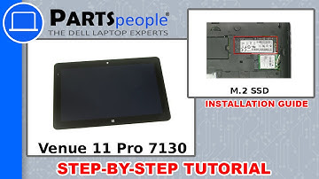 Dell Venue 11 Pro 7130 (T07G001) M.2 Solid State Drive How-To Video Tutorial