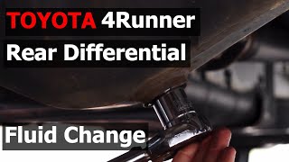 How to change rear differential fluid in a 5th gen toyota 4runner.
easy and straight forward video on the 4runner differential....