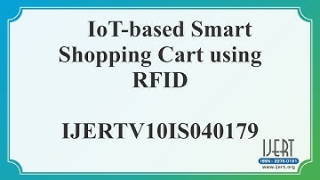 IoT-based Smart Shopping Cart using RFID