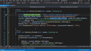 Mobile DApp Algorand Smart Contract