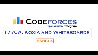 1770A. Koxia and Whiteboards Codeforces Solution In C++[Bangla]