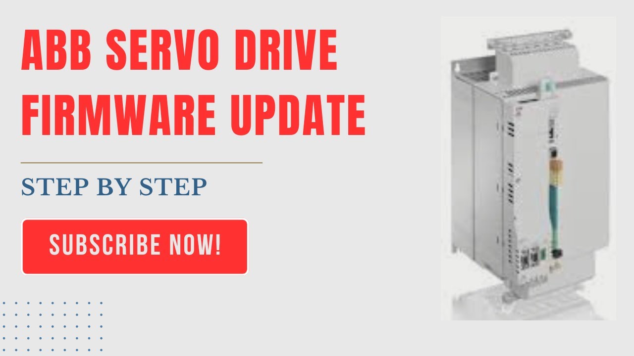 ABB Servo drive firmware update step by step (MFE180 SERIES) #abbplc # ...