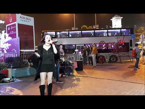 旺角羅文歌舞團  中環碼頭   Bonnie   忘不了你    2019.1.26