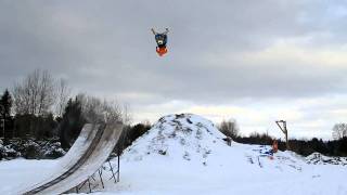 Luke Maue Snowmobile Backflip