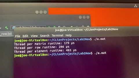 Lab2: Matrix Multiplication by Multithreading