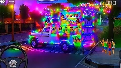 🚛 Dj Pickup 🛻 | Bus Simulator Indonesia 2025 | Indian DJ Truck Mod | Bussid Game 🎶💃🕺#2025 Indian Dj