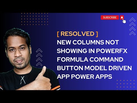 [Resolved] New Columns not showing in command button powerfx model driven app