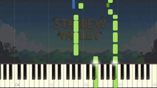 Echos (Sebastian's Theme) - Stardew Valley [Piano Tutorial] (Synthesia)