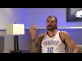 Steven Adams says he doesn't feel any extra pressure entering contract year