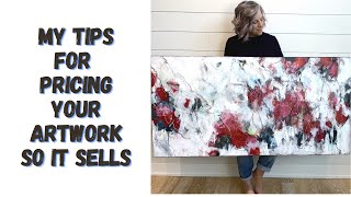 HOW TO PRICE ART TO SELL AND START YOUR ART CAREER  plus one caution to artists