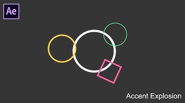 After Effects Tutorial #1 - Accent Explosion | After Effects CC 2017