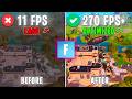 Fortnite Chapter 2 Remix - BEST SETTINGS for MAX FPS and 0 Delay on ANY PC!