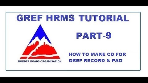 HOW TO MAKE CD FOR PAO & GREF RECORDS