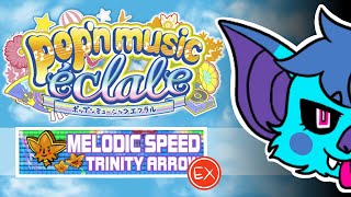 Playing Pop'n Music éclale! - TRINITY ARROW [MELODIC SPEED] EX screenshot 4