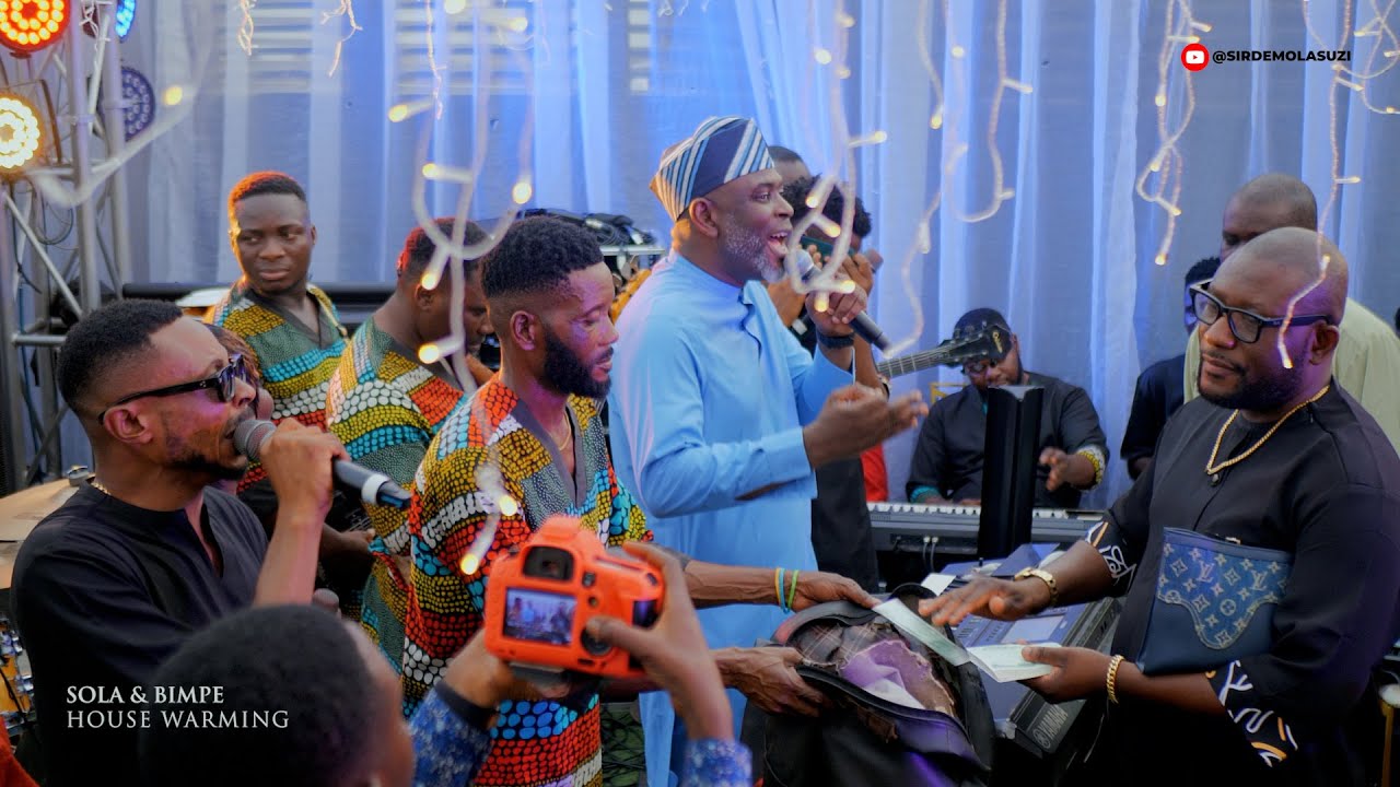 [2] ГРУППА DEMOLA SUZI ВЫСТУПАЕТ НА ПРАЗДНОВАНИИ НОВОСОРОЖДЕНИЯ SOLA & BIMPE ALADE @MAGODO LAGOS