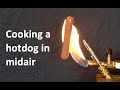 How to cook a hot dog in midair.... the Coanda effect // Homemade Science with Bruce Yeany