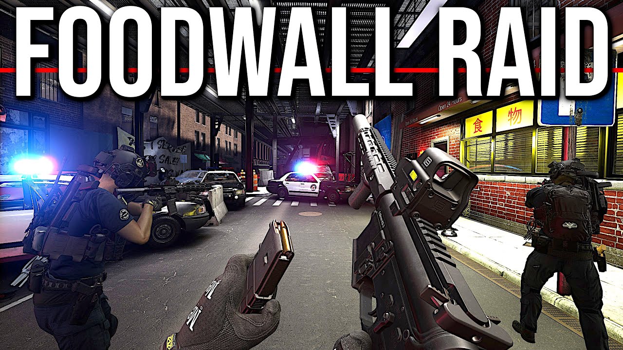 The Foodwall Raid! Ready or Not Tactical Gameplay