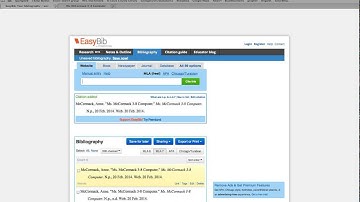 Create a Works Cited with EasyBib