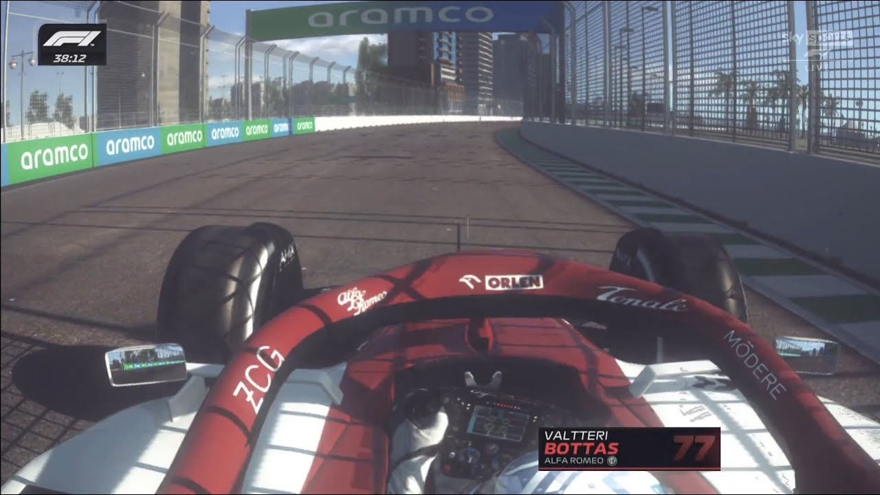 F1 2022 SaudiArabiaGP Valtteri Bottas' Onboard ACFL F1 2022 FULL V 1.0 Assettocorsa Jeddah