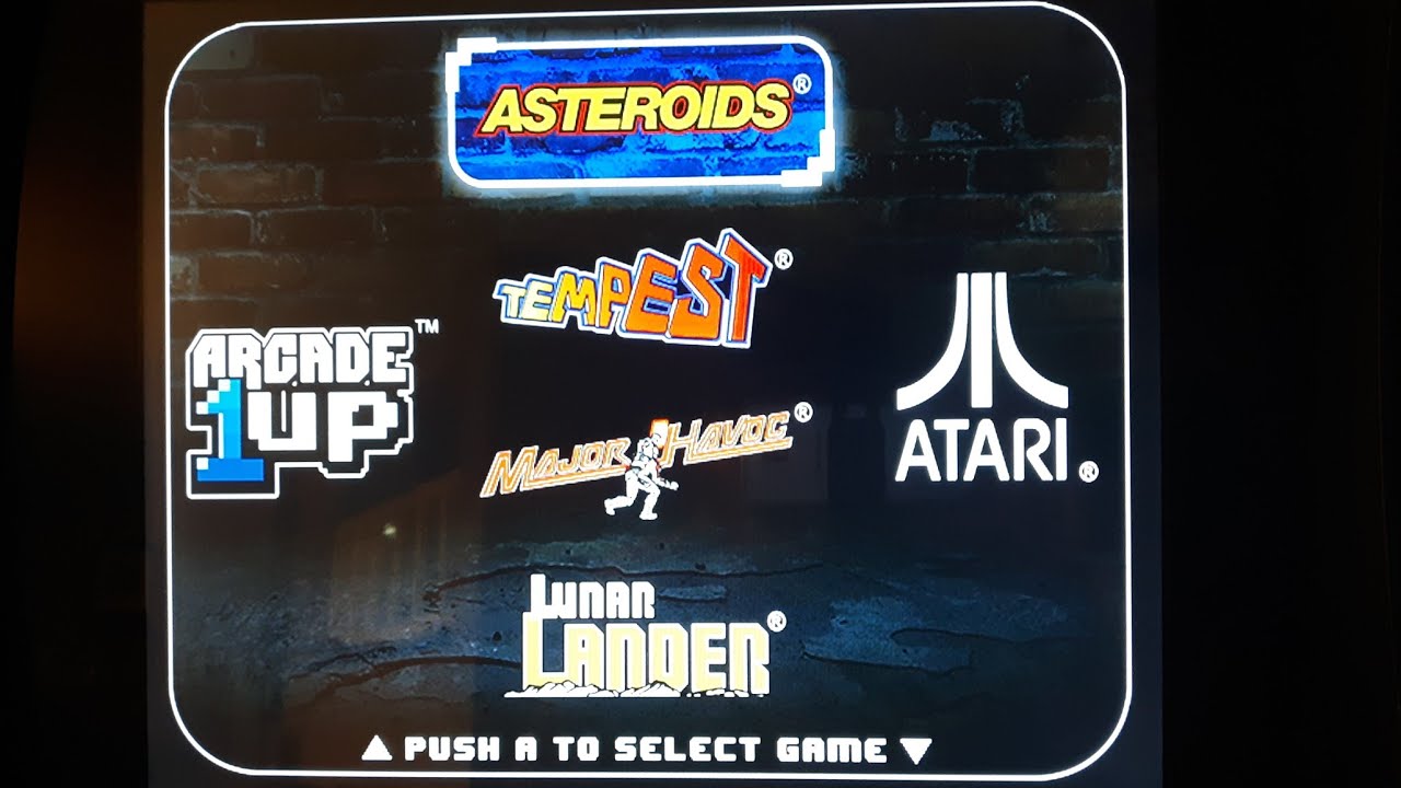 Arcade1up Asteroids 4 In 1 Arcade Game Gameplay And Re Review Youtube