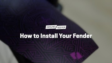 How to Install Your Fender - Ground Keeper Custom