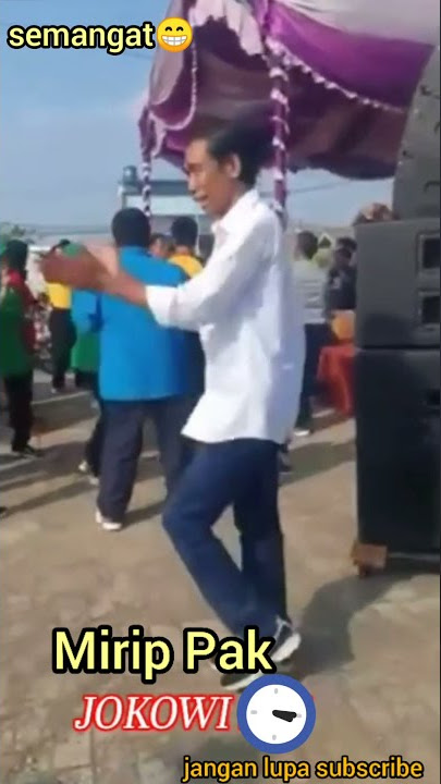 MIRIP PAK JOKOWI NI,JOGET TERUS SEMANGAT🤓..  | #shorts