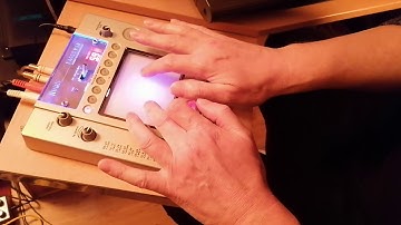 Korg Kaoss Pad KP2 - Another demo after repair | Touch screen replaced with Ali part