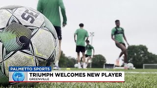 Greenville Triumph welcomes new soccer player