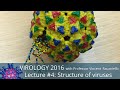 Virology Lectures 2016 #4: Structure of viruses