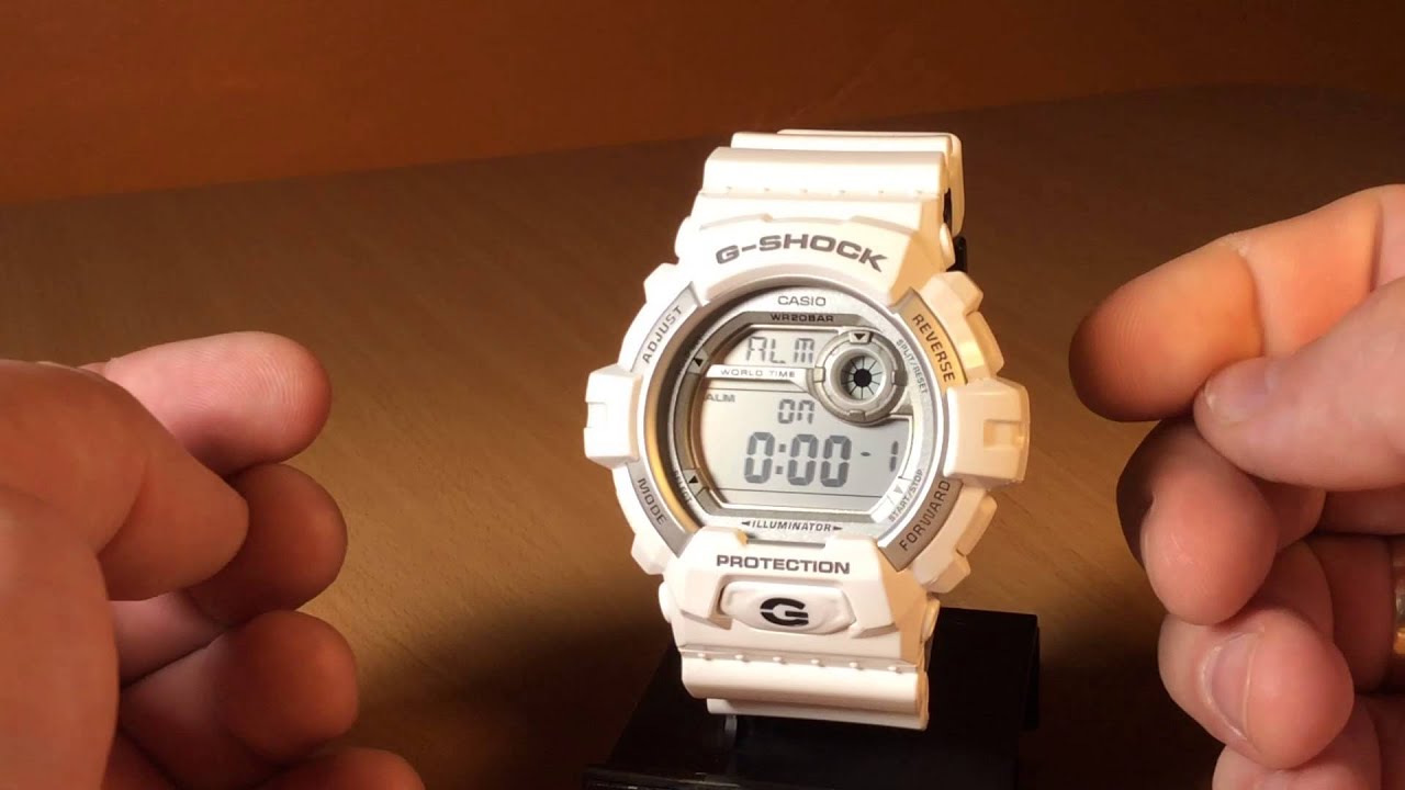 Обзор и настройка часов Casio G-Shock G-8900A-7 [3285] - YouTube
