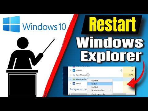 How To Restart Windows Explorer Windows 10