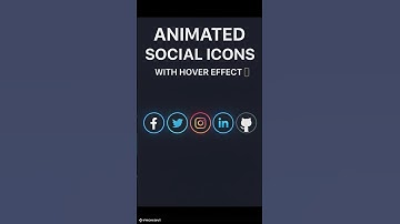 Animated Floating Social Media Icons with CSS 🌐💫  #css #webdesign #shorts #subscribe #mycodewave