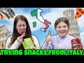 Trying Weird Snacks From Italy!