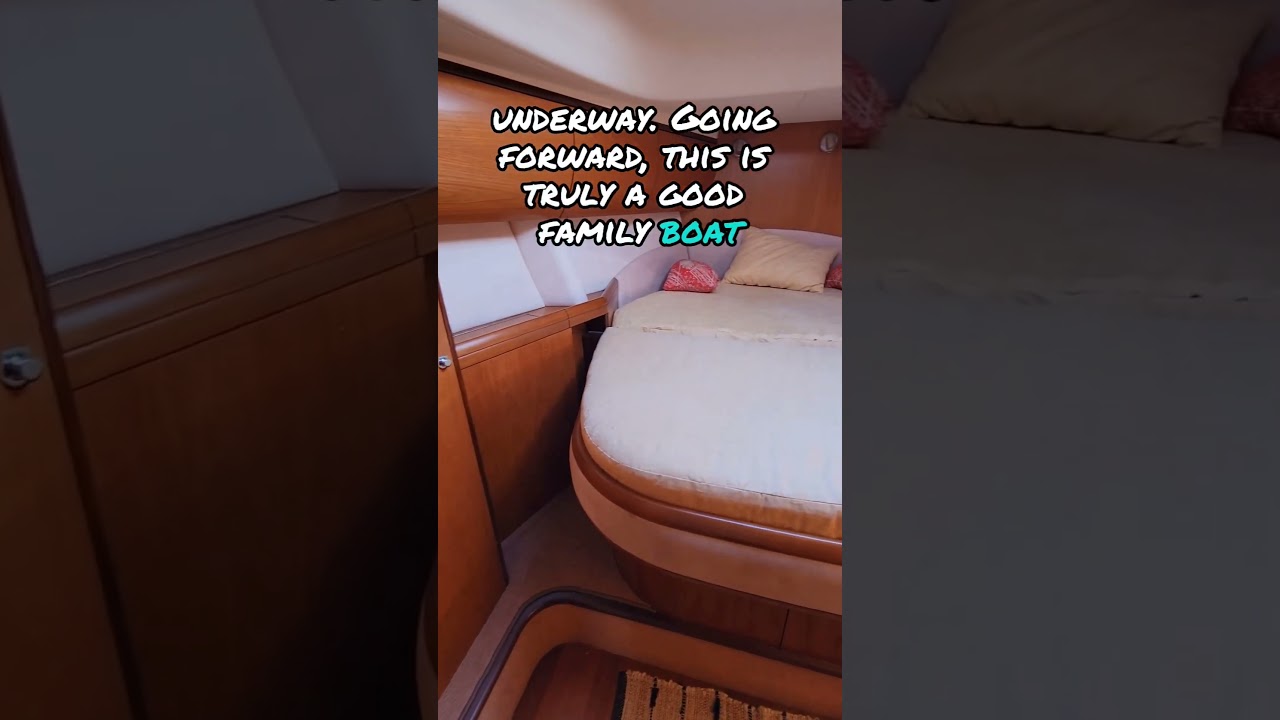 (Part 2 of 2) An AFFORDABLE & IMMACULATE 54′ Family Cruiser to Take You ANYWHERE [#shorts Tour]