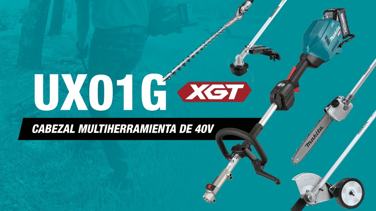 UX01G Cabezal Multifuncional Inalámbrica Makita de 40V XGT - YouTube