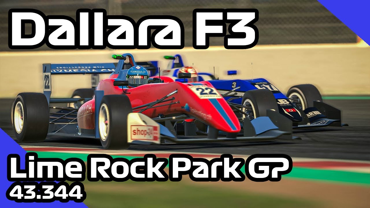 Iracing Hotlap Lime Rock Park GP | Dallara F3 | 43.344