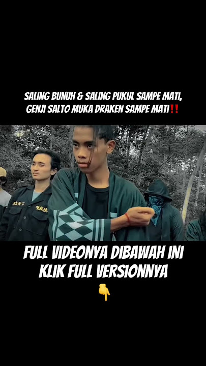 👆full videonya di atas ini klik udah tayang fullnya gaisss‼️ #genji #crowszero #draken