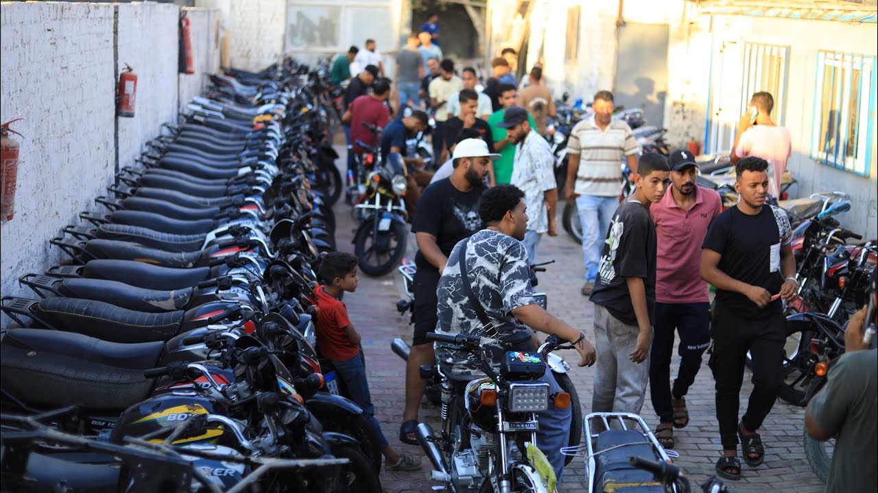 اكبر سوق لبيع الموتوسيكلات المستعملة في معرض الغلابه لو معاك 10 تلاف تركب موتوسيكل  01212346664