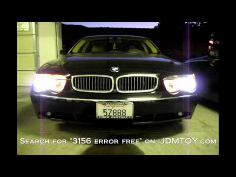 2004 BMW 745Li with Error Free 3156 LED Bulbs for Turn Signal Lights (Pt.1)
