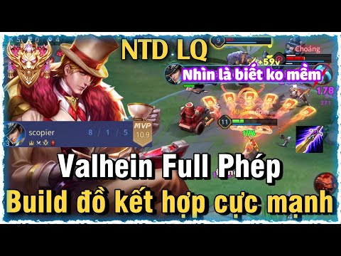 Video Valhein mùa 22 liên quân mobile | Cách chơi, lên đồ,... - youtube