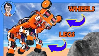 How this Robot Climbs over Obstacles
